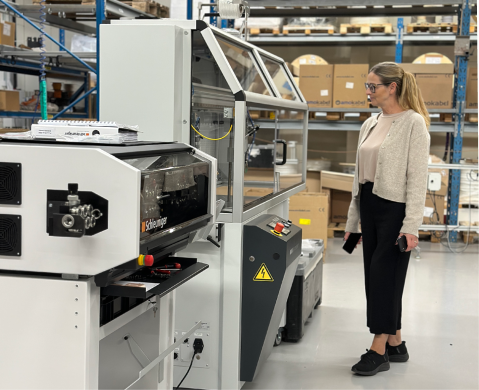 Ny kapmaskin i Fristad